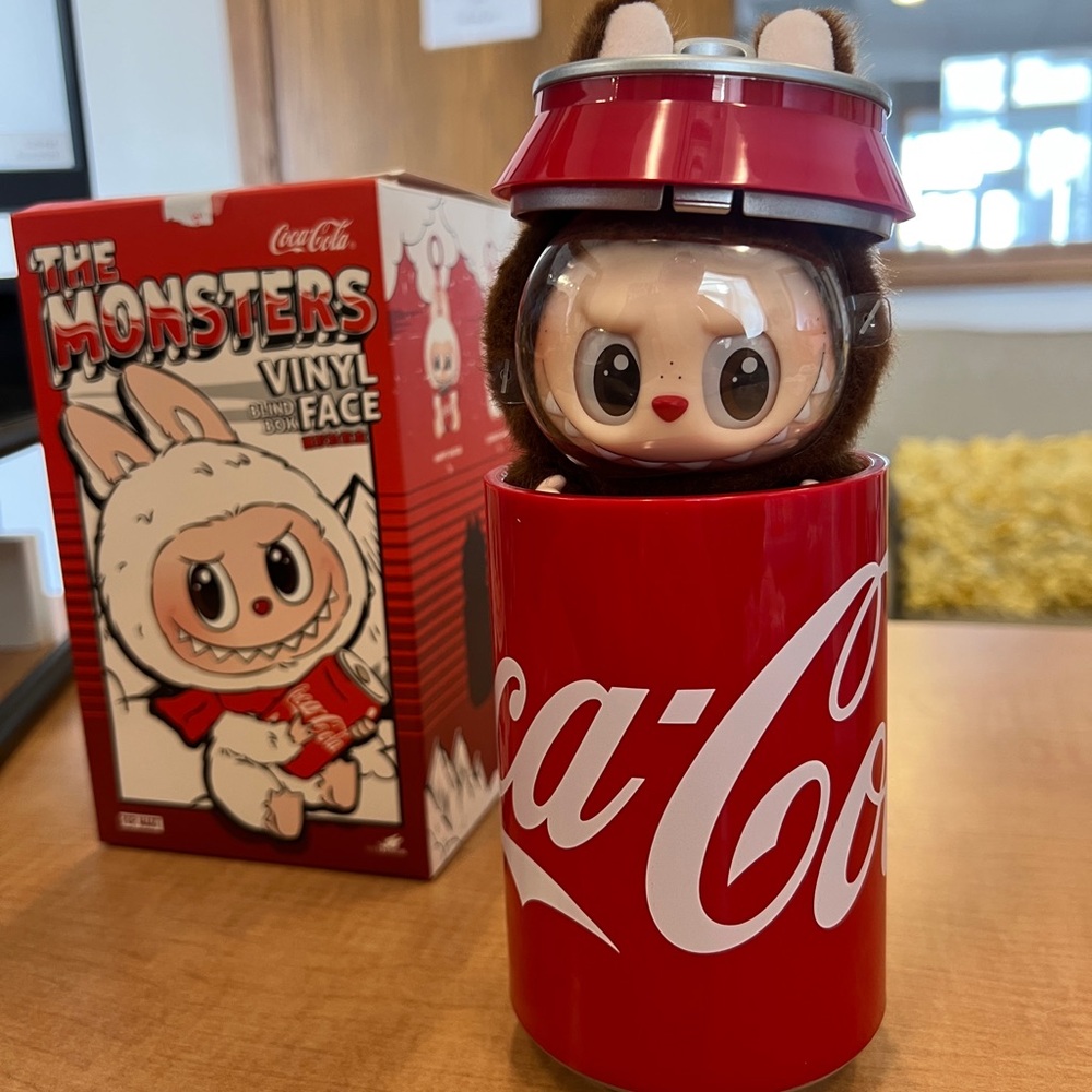 AUTHENTIC POPMART THE MONSTERS Labubu x Coca Cola - CONFIRMED SECRET - Open Box